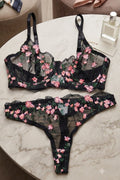 floral Gothic tulle