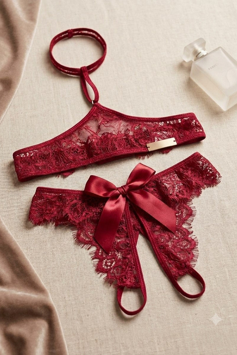 Floral halter