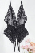 Lace Bow black