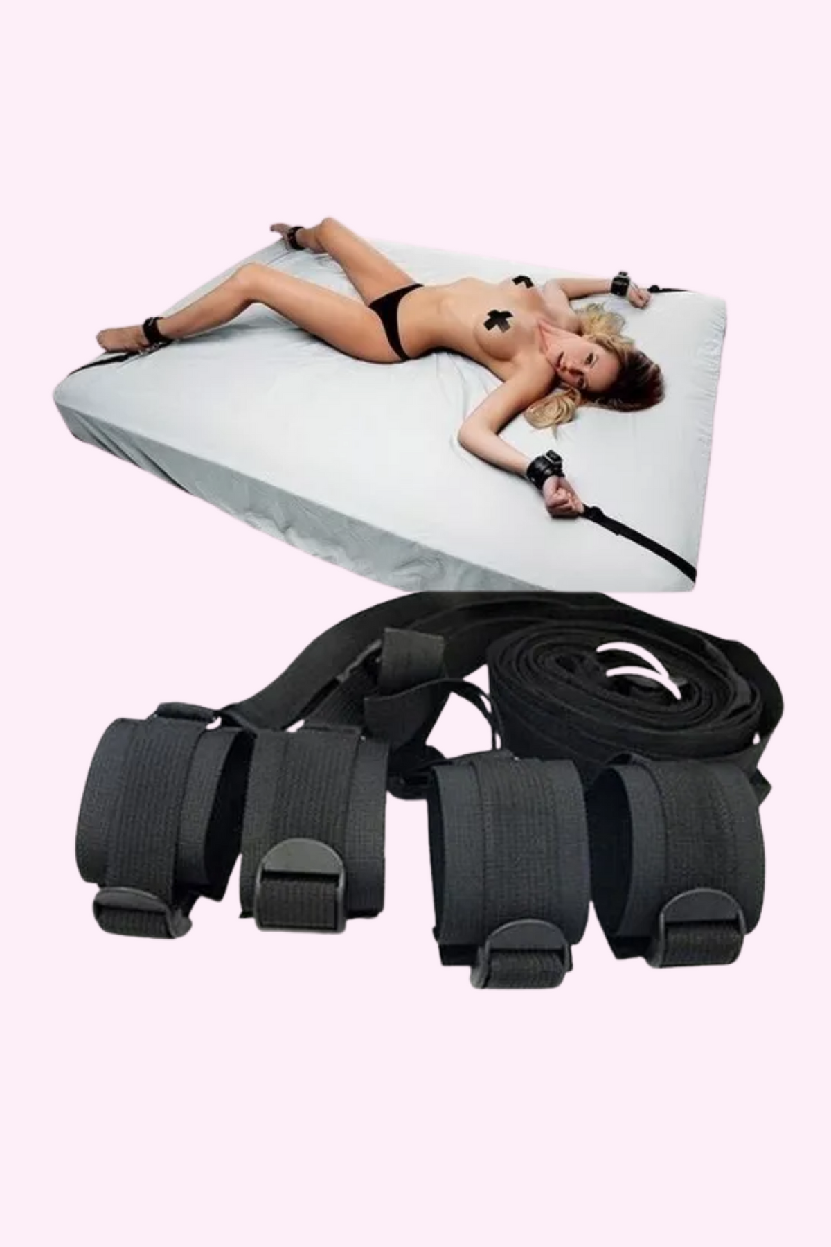 Kit BDSM de cama cuerpo completo
