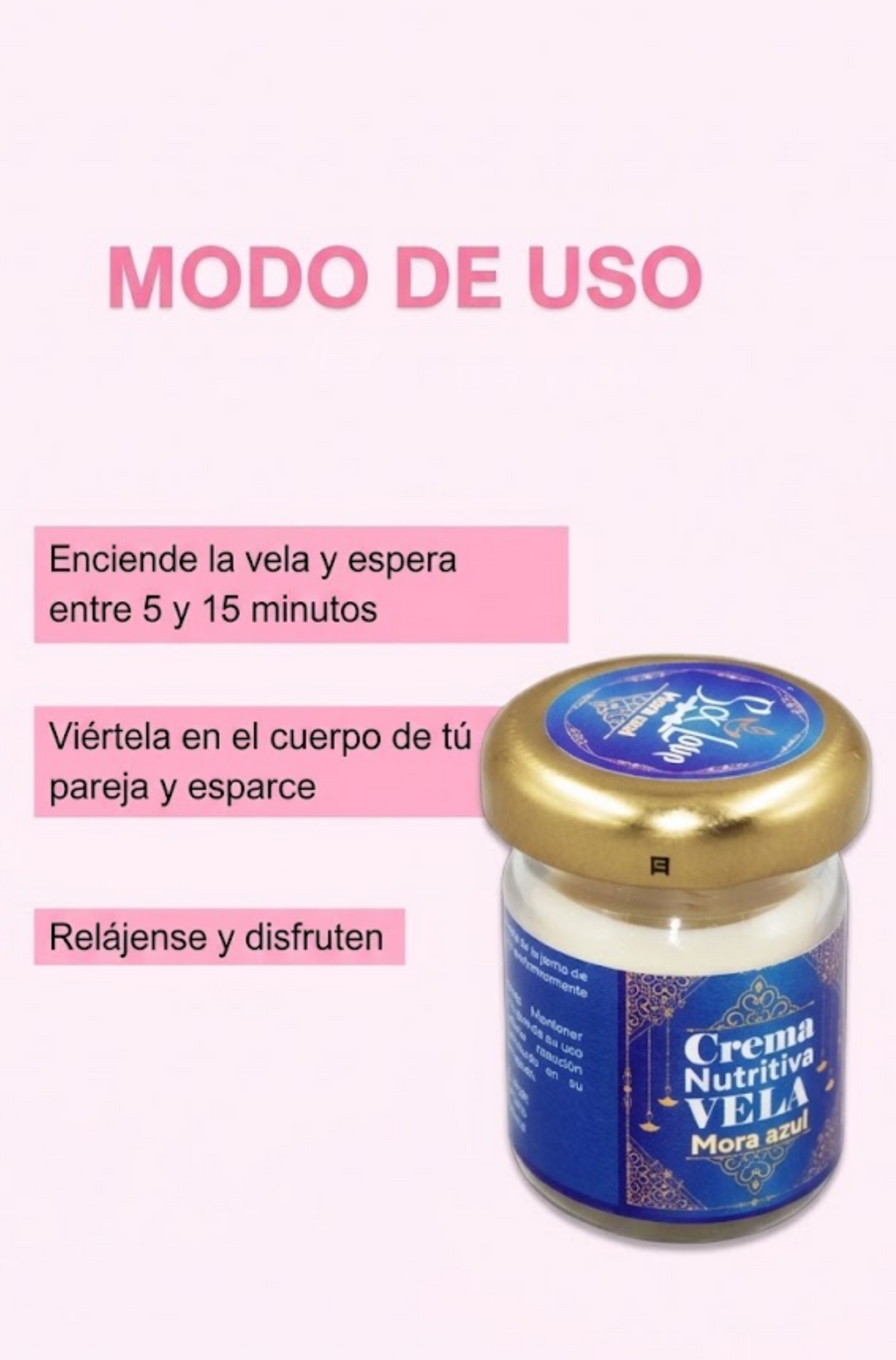 Vela Erótica Para masajes 30 gr