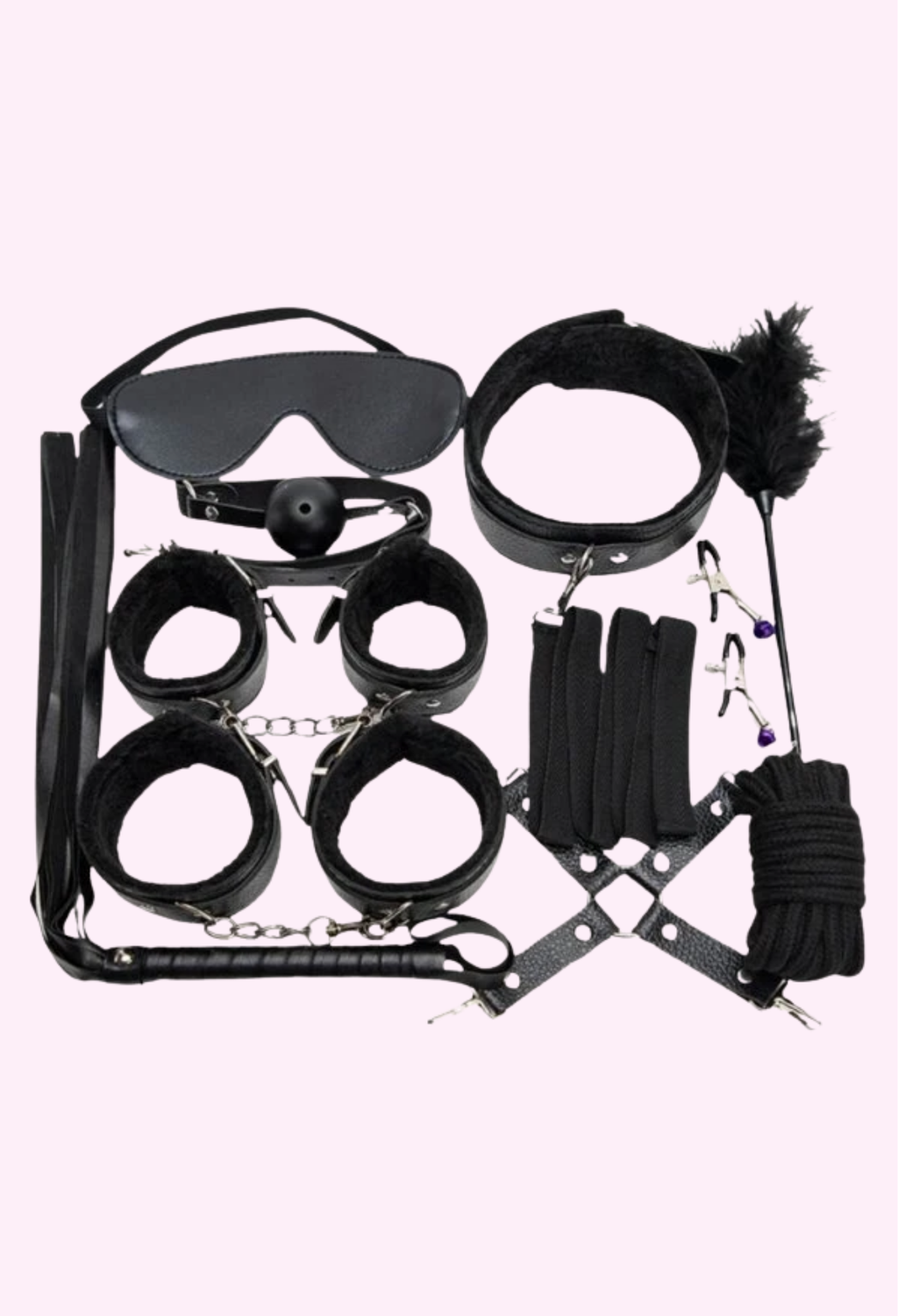Kit Bondage Sado Lust 10 piezas