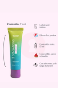 Lubricante 5 sensaciones Elixir 15ml (Frío, Caliente, Besable, Calmante, Larga duración)